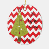 Gepersonaliseerde kerst XMAS Tree Family Ornament (Links)