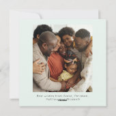 Gepersonaliseerde Kerstafhankelijke vogels  Feestdagenkaart (Achterkant)