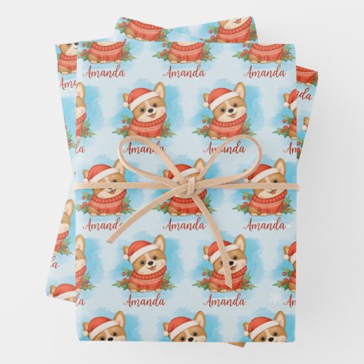 Gepersonaliseerde kerstbekentenis inpakpapier vel (In situ)