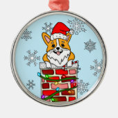 Gepersonaliseerde kerstbekentenis metalen ornament (Voorkant)