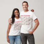 Gepersonaliseerde kerstbemanning t-shirt<br><div class="desc">Dit gepersonaliseerde Christmas T - Shirt bevat de Christmas Crew-personages.</div>