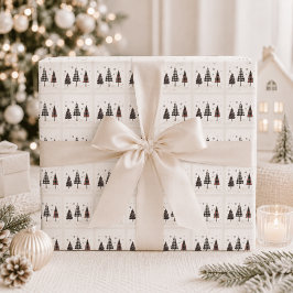 Gepersonaliseerde Kerstbomen Kerst Cadeaupapier