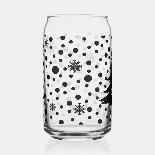 Gepersonaliseerde kerstboom blikvorm glas (Voorkant)