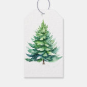 Gepersonaliseerde kerstboom cadeaulabel (Achterkant)