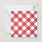 Gepersonaliseerde Kerstboom Gift Enclosure Kaart Notitiekaartje (Achterkant)