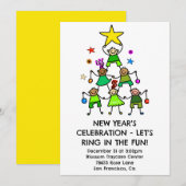 Gepersonaliseerde kerstboom Kinder Kaart (Voorkant / Achterkant)