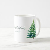 Gepersonaliseerde kerstboom koffiemok (Voorkant rechts)