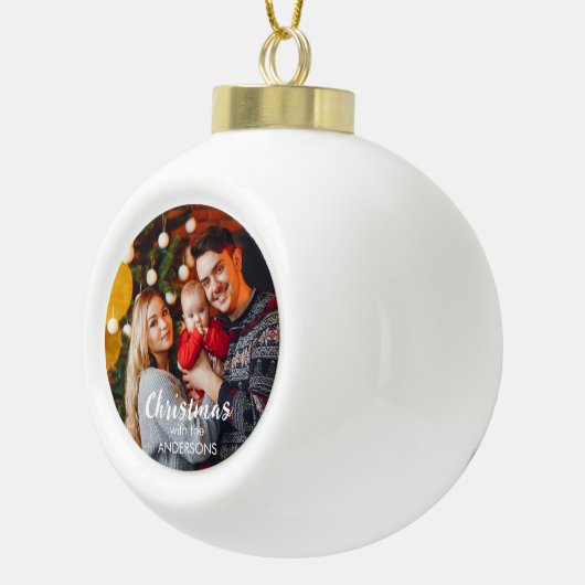 Gepersonaliseerde kerstboom ornament (Rechts)