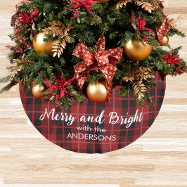 Gepersonaliseerde Kerstboom rode rok