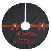 Gepersonaliseerde kerstboomrok kerstboom rok (Voorkant)