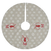 Gepersonaliseerde kerstboomrok kerstboom rok (Voorkant)