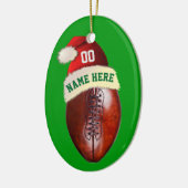 Gepersonaliseerde kerstboomversieringen met Footba Keramisch Ornament (Links)