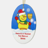 Gepersonaliseerde kerstboomversieringen met Softba Keramisch Ornament (Links)