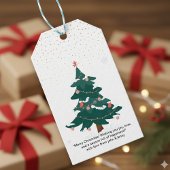 "Gepersonaliseerde Kerstcadeau Tags -  Cadeaulabel