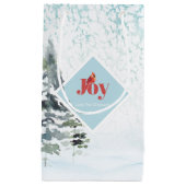 Gepersonaliseerde Kerstcadeau Tassen Bos Klein Cadeauzakje (Voorkant)