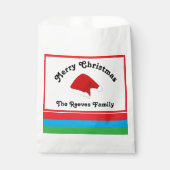 Gepersonaliseerde Kerstcadeau Tassen Vakantie Trak Bedankzakje (Voorkant)