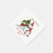 Gepersonaliseerde kerstcadeautjes kerstcadeaus servet (Hoek)