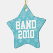 Gepersonaliseerde kerstcadeautjes voor muziek keramisch ornament (Links)