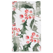 Gepersonaliseerde kerstcadeauzakken Botanische Hol Klein Cadeauzakje (Achterkant)