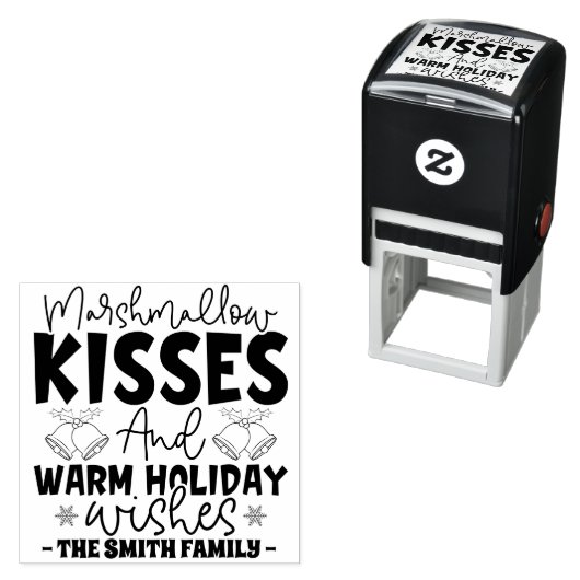 Gepersonaliseerde kerstcadeauzakstempel voor goodi zelfinktende stempel (In situ)