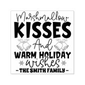 Gepersonaliseerde kerstcadeauzakstempel voor goodi  zelfinktende stempel (Design)