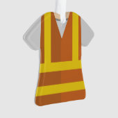 Gepersonaliseerde kerstdagen aannemer ornament (voorkant)