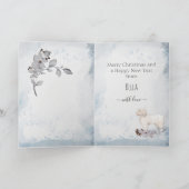 Gepersonaliseerde kerstdagen Barbado da Terceira Feestdagen Kaart (Binnen)