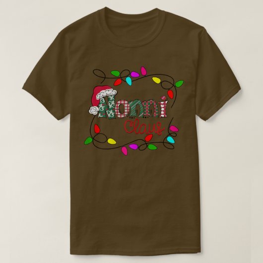 Gepersonaliseerde kerstdagen in de kersttijd van v t-shirt (Design voorkant)