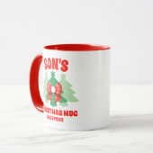 Gepersonaliseerde Kerstdagen van de Zoon Mok (Voorkant links)