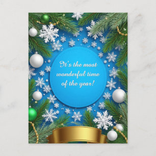✨ Gepersonaliseerde Kerstdennen Frame Met Eigen Be Briefkaart