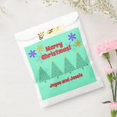 Gepersonaliseerde kerstfeest - Giveaways gunstzakk Bedankzakje (Gezegeld)