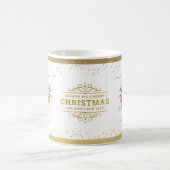 Gepersonaliseerde kerstfeestdag koffiemok (Center)