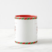 Gepersonaliseerde kerstfeestdag mok (Midden)