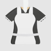 Gepersonaliseerde kerstfeestdag ornament (voorkant)