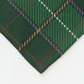 Gepersonaliseerde kerstfeestdag thuisbasis fleece deken (Hoek)