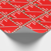 Gepersonaliseerde kerstfeestelijke cadeautjes met cadeaupapier (Hoek)