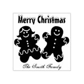 Gepersonaliseerde kerstfeestelijke feestdagen voor rubberstempel (Afrduk)