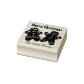 Gepersonaliseerde kerstfeestelijke feestdagen voor rubberstempel (Stempel)