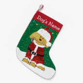 Gepersonaliseerde kerstfeestelijke kerstmanedle Sa Kleine Kerstsok (Voorkant (Hangend))