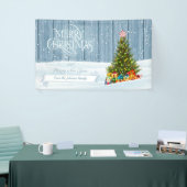 Gepersonaliseerde kerstfeestelijke wensen Banner (Beurs)