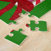 Gepersonaliseerde Kerstfoto Jigsaw Puzzel (Zijkant)