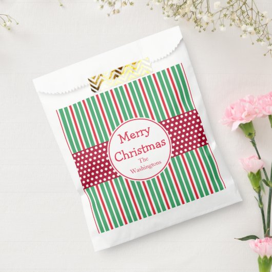 Gepersonaliseerde Kerstgunst Cadeauzakken Bedankzakje (Gezegeld)