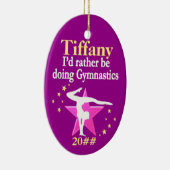  GEPERSONALISEERDE KERSTGYMNAST ORNAMENT (Rechts)
