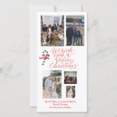 GEPERSONALISEERDE kerstkaart ansichtkaart (Voorkant)