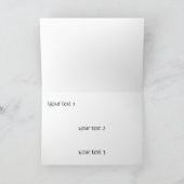 Gepersonaliseerde kerstkaart met Elzasser hond Feestdagen Kaart (Binnen)