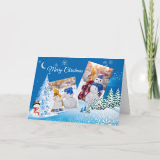 gepersonaliseerde Kerstkaart met foto's Feestdagen Kaart