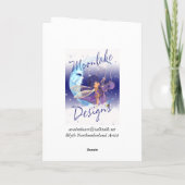 Gepersonaliseerde Kerstkaart met Leuke Chef-kok en Feestdagen Kaart (Achterkant)