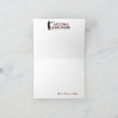 Gepersonaliseerde Kerstkaart van Vallei van de Zon Feestdagen Kaart (Binnen)