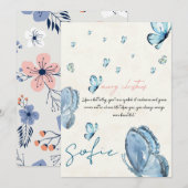 Gepersonaliseerde kerstkaart voor haar (Voorkant / Achterkant)