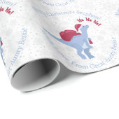 Gepersonaliseerde kerstkerstkerstkerstkerstkerstma cadeaupapier (Rol Hoek)